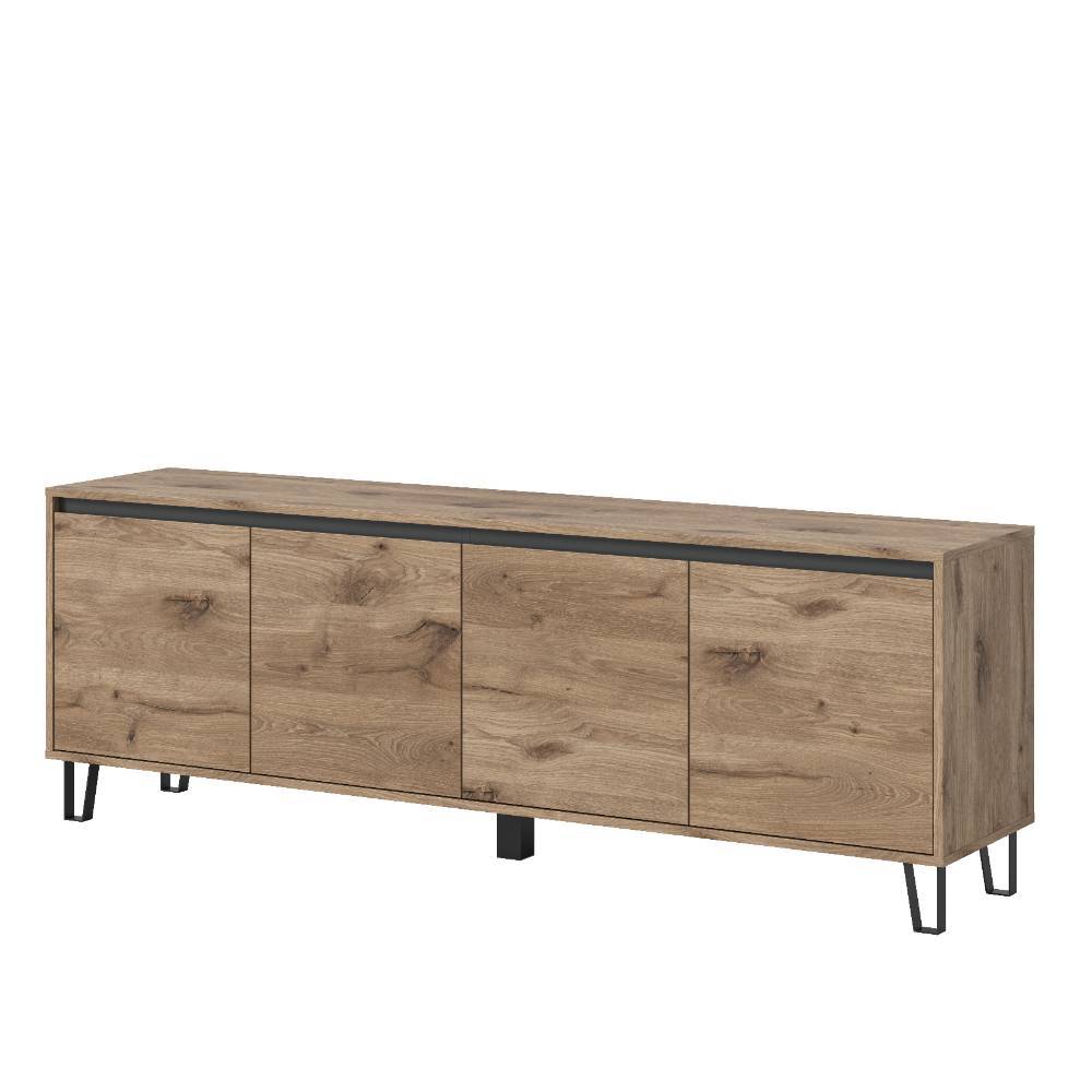 4-türiges TV Lowboard 64 cm hoch - Nomati
