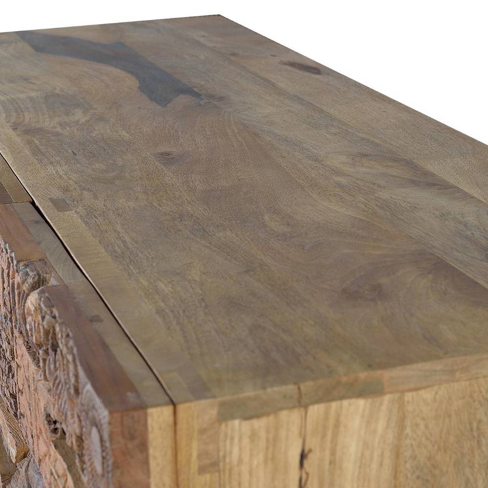 Design-Sideboard aus Mangobaum Massivholz - Deconda