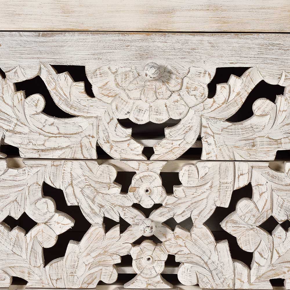Vintage Design Sideboard in Holz White Wash - Fudorus