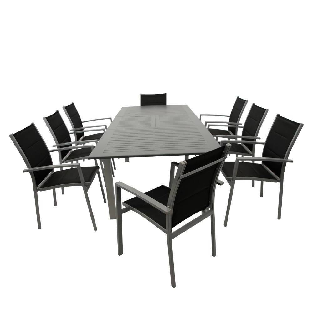 8-Personen-Gartengruppe modern - Cosmona (neunteilig)