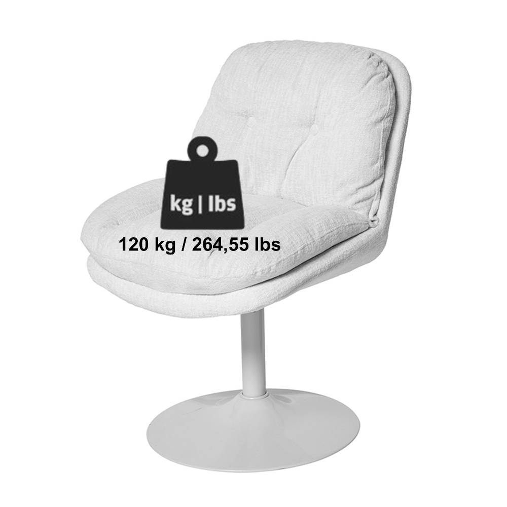 Designstühle in Offwhite Boucle - Prozatura (2er Set)