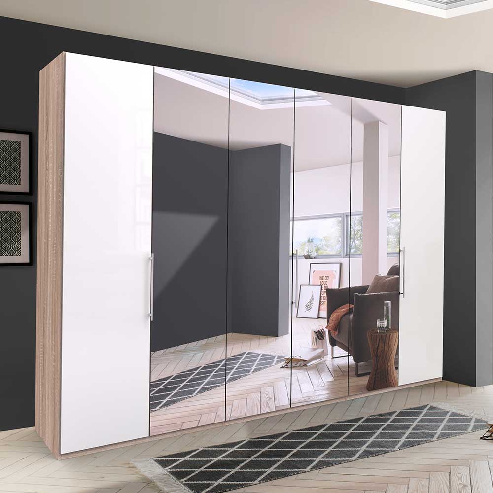 Schlafzimmer Schrank mit großer Spiegel Fläche - Bosays III