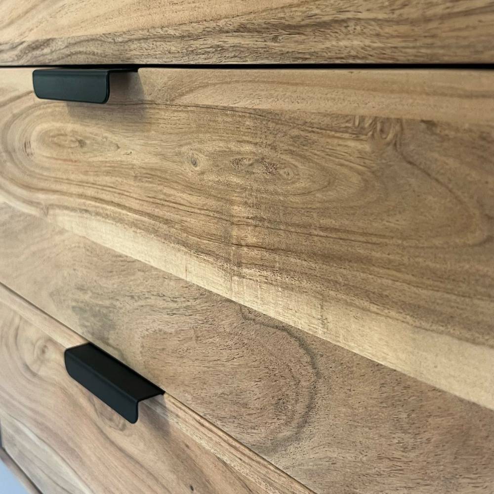 Kombi-Sideboard aus Akazie Massivholz - Sharmota