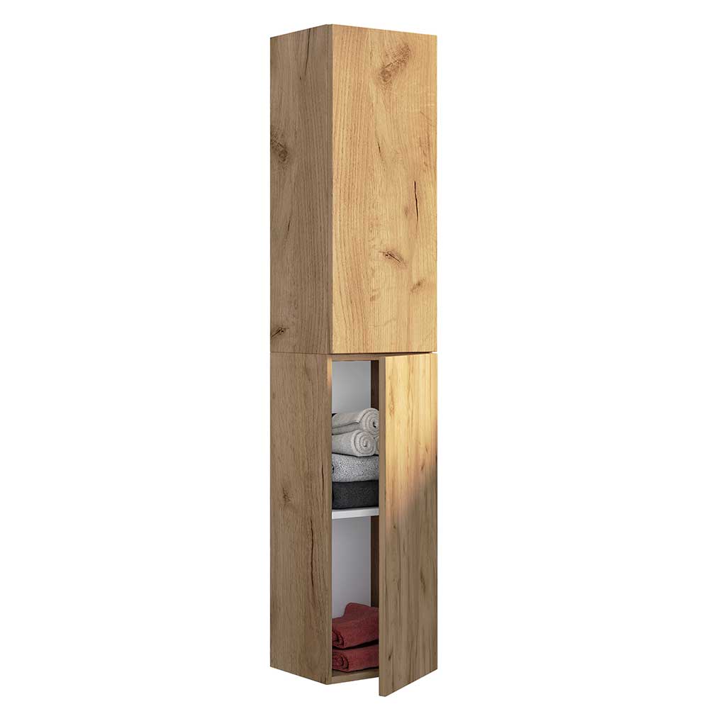 Holzdekor Badmöbel Kombi modern - Yulmatro (vierteilig)