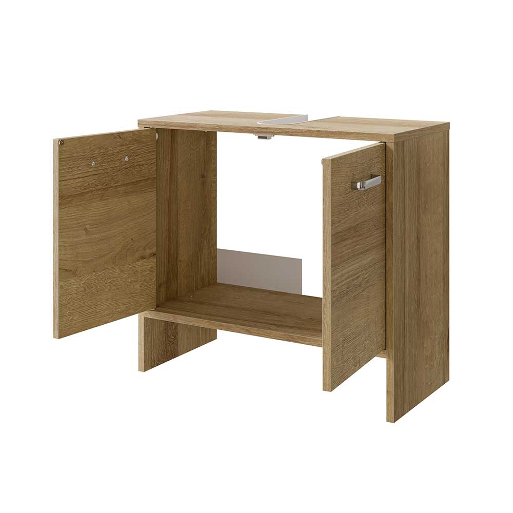 Waschbeckenunterschrank in Eiche Dekor - Madeonary