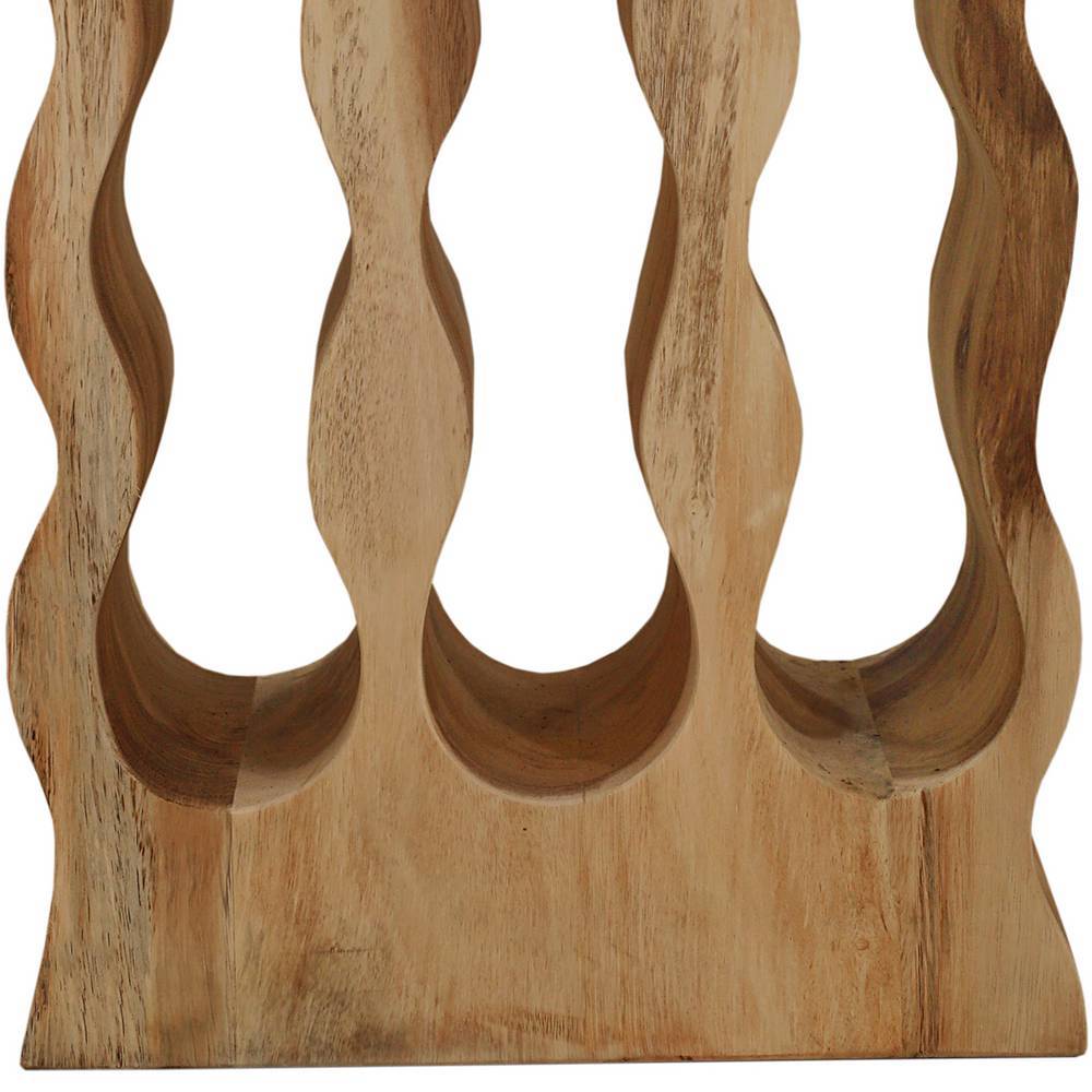 Holz-Weinregal mit Platz für 12 Flaschen - Teako