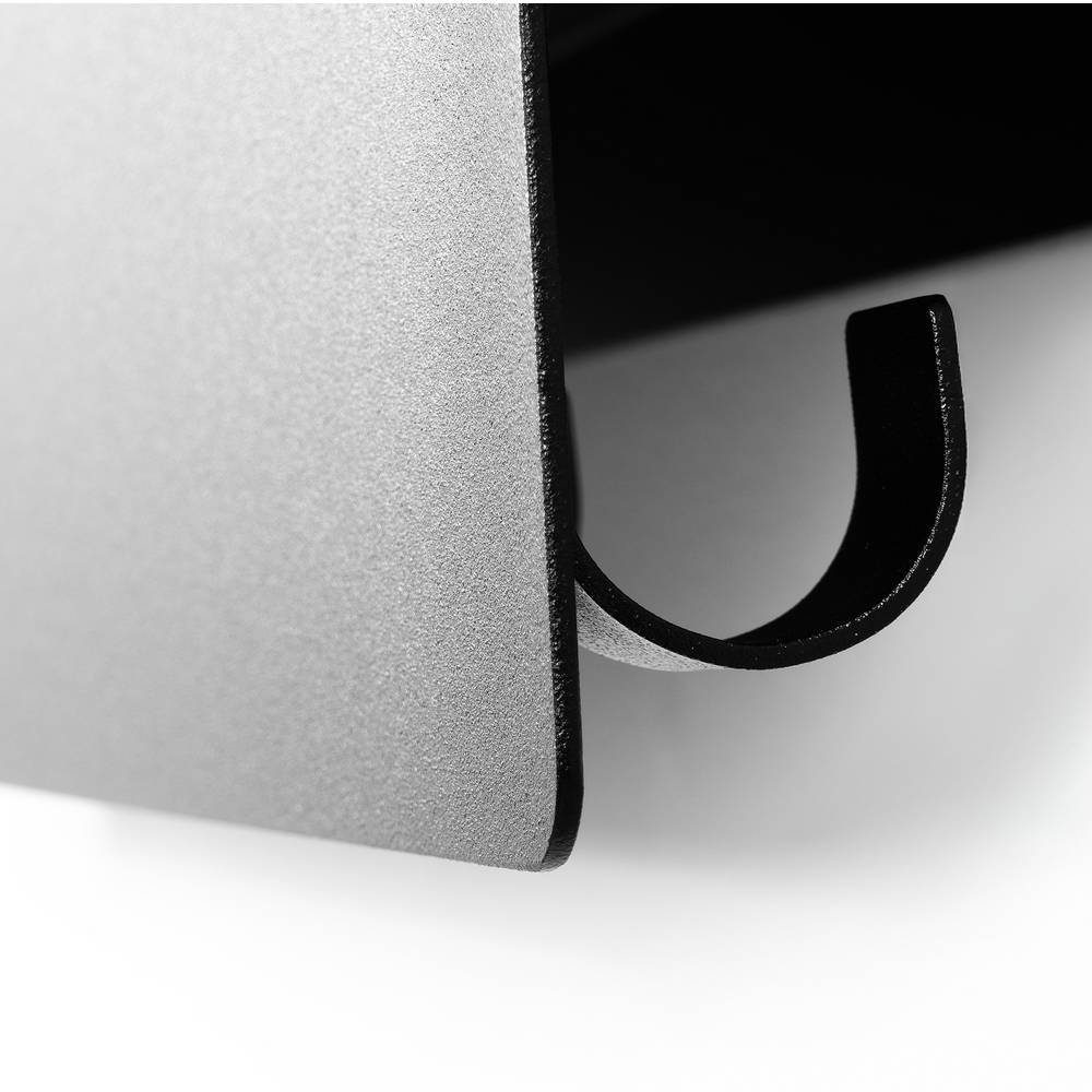 Design-Garderobe in Schwarz Stahl - Nulierto
