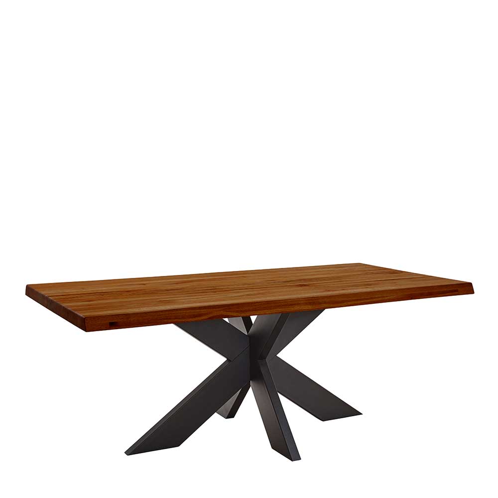 Tisch mit dicker Holzplatte Baumkante - Raistan