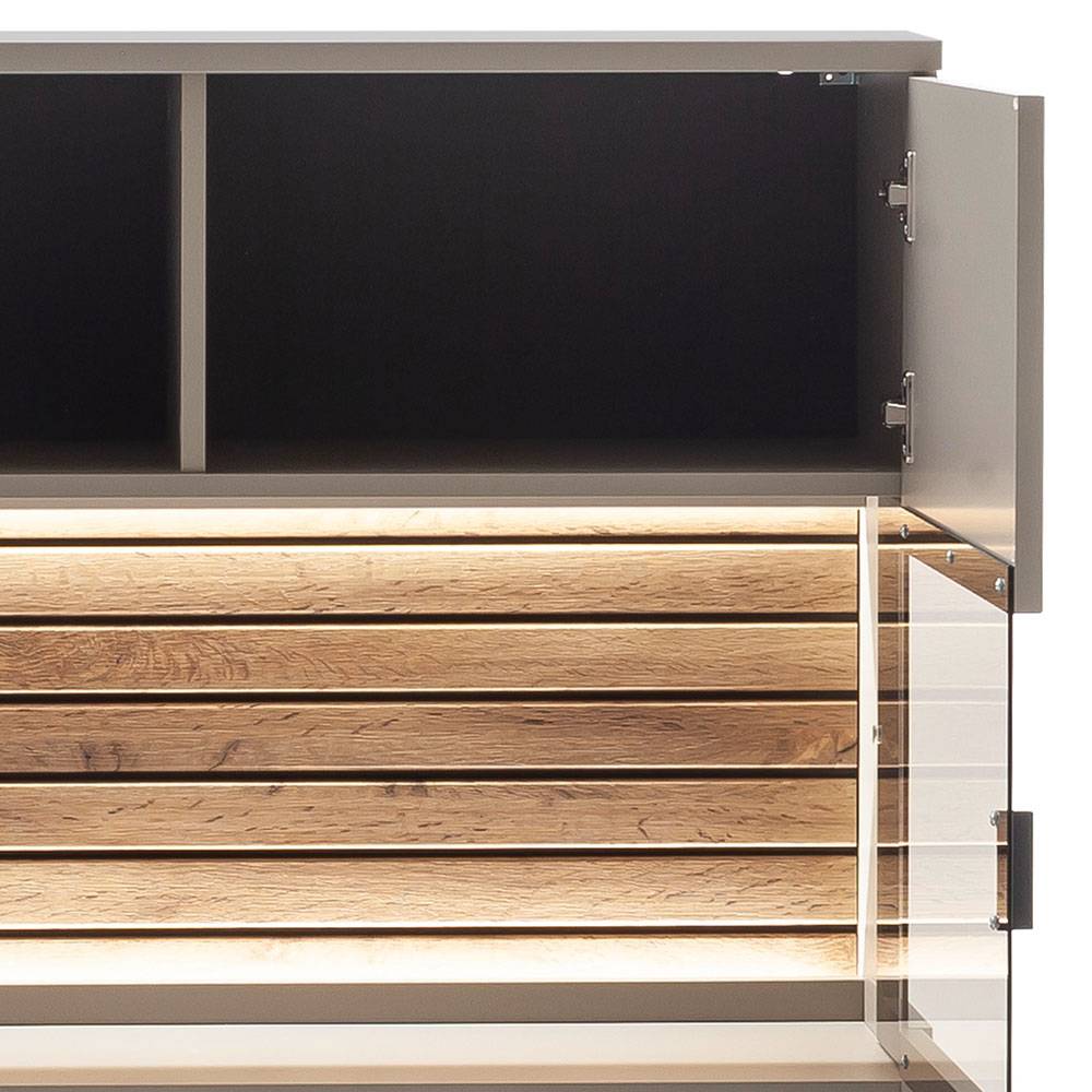 Highboard in Grau - Teorina