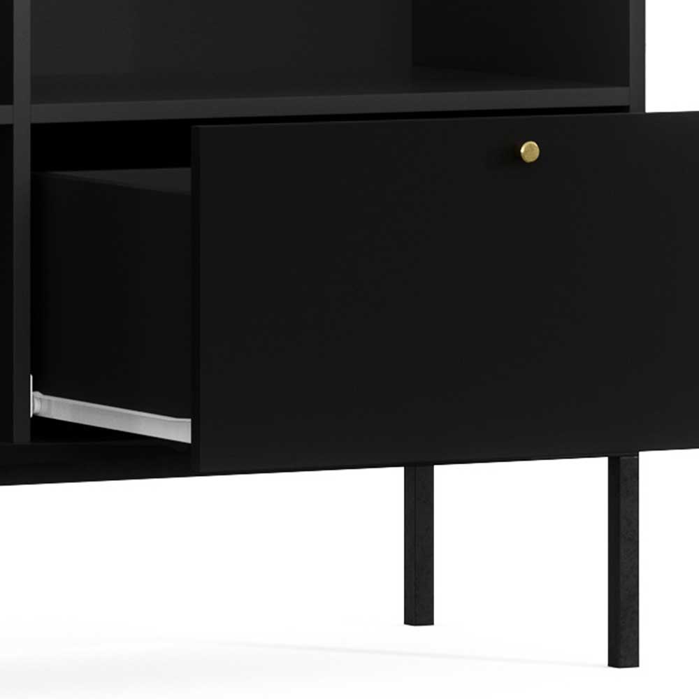 Kommode in Schwarz mit Gold - Groot