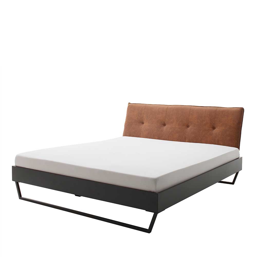 Design Bett mit Kufengestell - Lorca