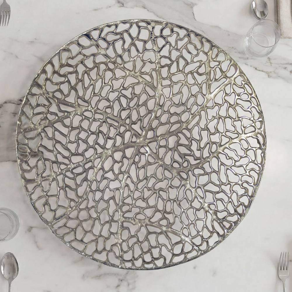 Große Metallschale mit Durchbruchmuster - Todora