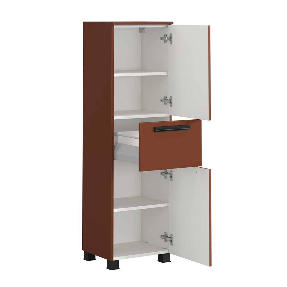 Waschtisch und Midischrank und Lichtspiegel - Exeler (dreiteilig)