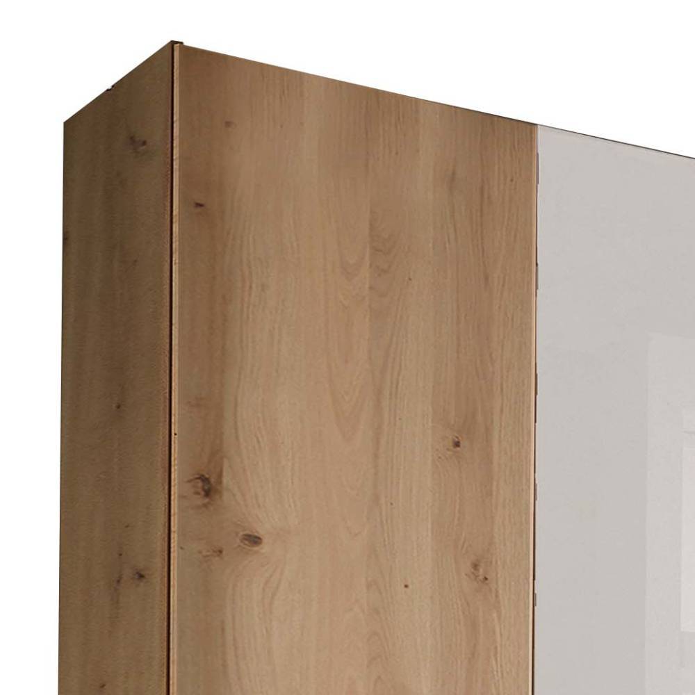 3-türiger Schlafzimmer-Kleiderschrank teilmassiv - Crucav
