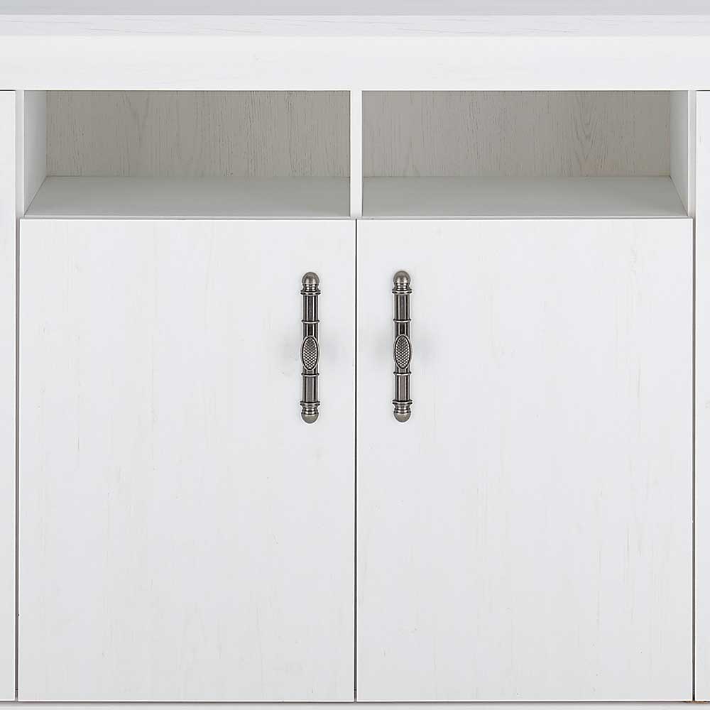 Sideboard in weißer Holzoptik Pinie - Liancos