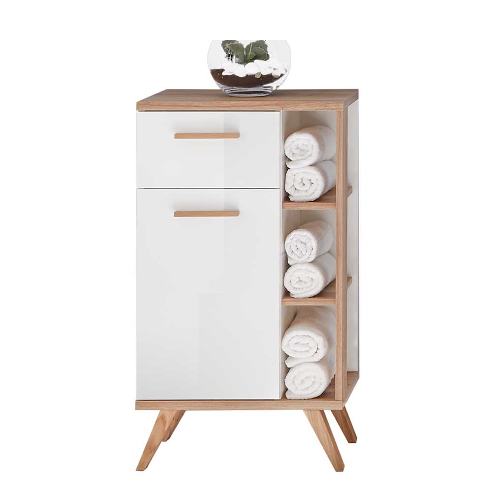 Skandinavische Design-Badmöbel Set - Timur (vierteilig)