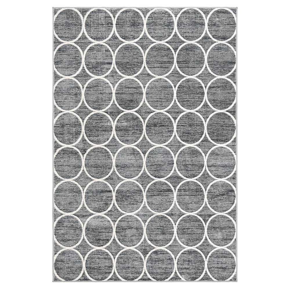 Kurzflor Teppich mit geometrischem Muster - Wevera