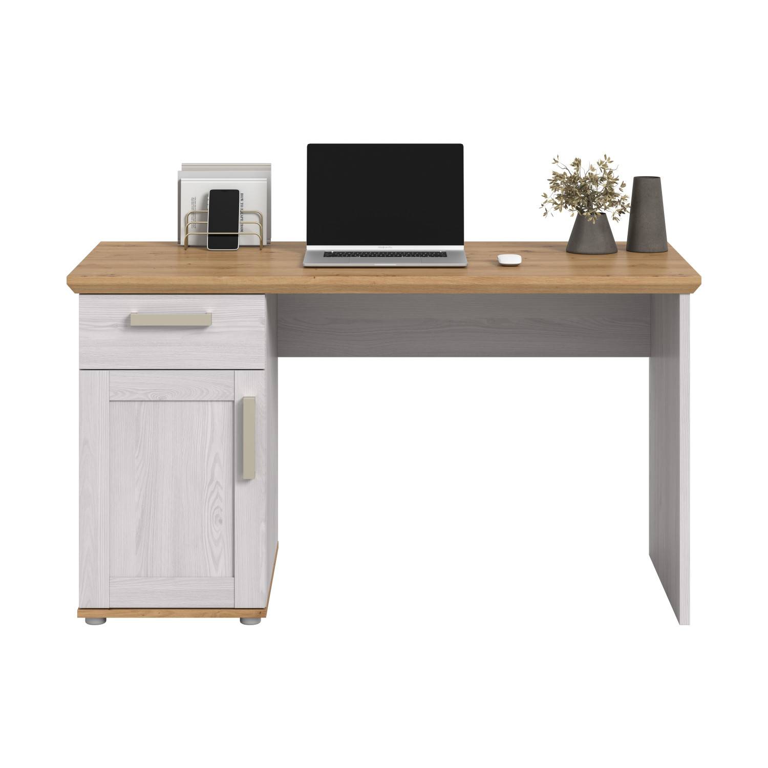 Bürotisch mit integriertem Schrank - Tocella