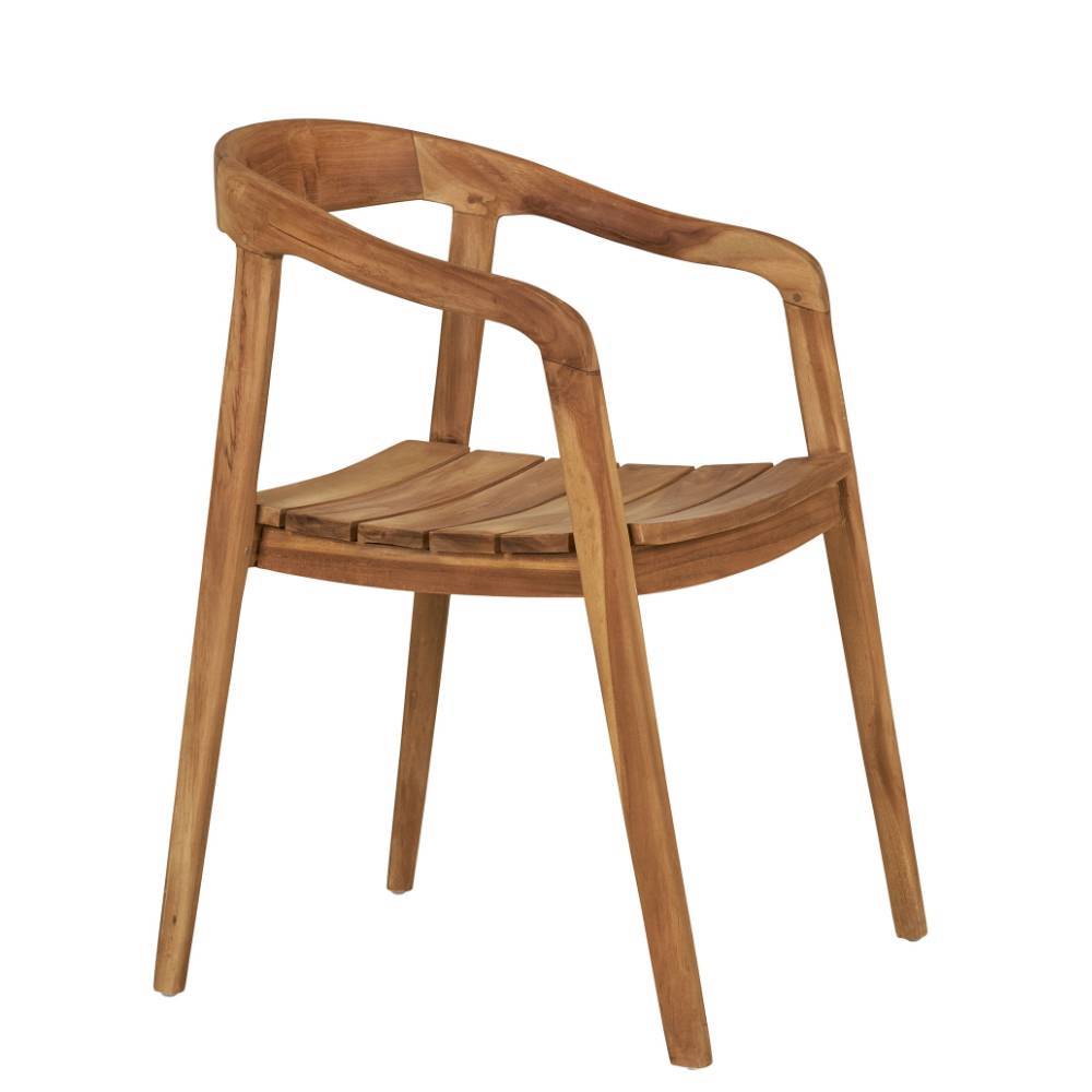 Design Holzstuhl für Drinnen und Draußen - Pezzu