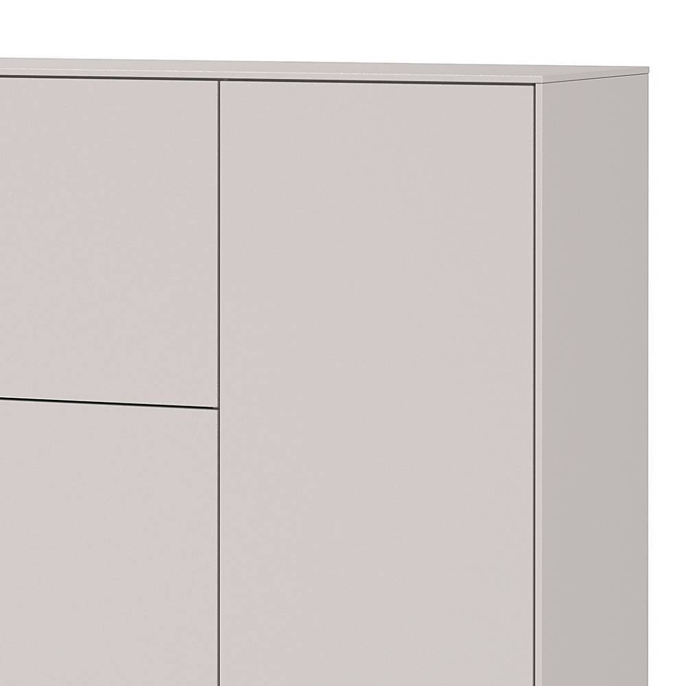 Garderobenpaneel und Schuhschrank Set - Larentina (zweiteilig)