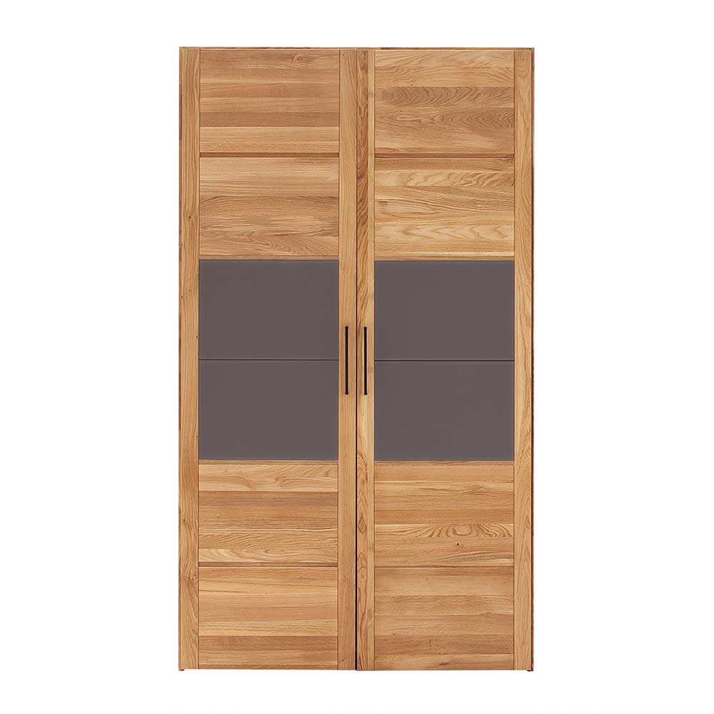 Doppeltür Kleiderschrank aus massivem Holz - Zaisan