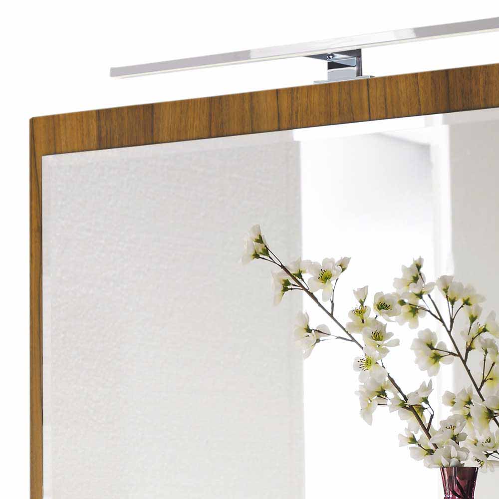 Design Spiegel Domcin mit Glasablage und Beleuchtung LED