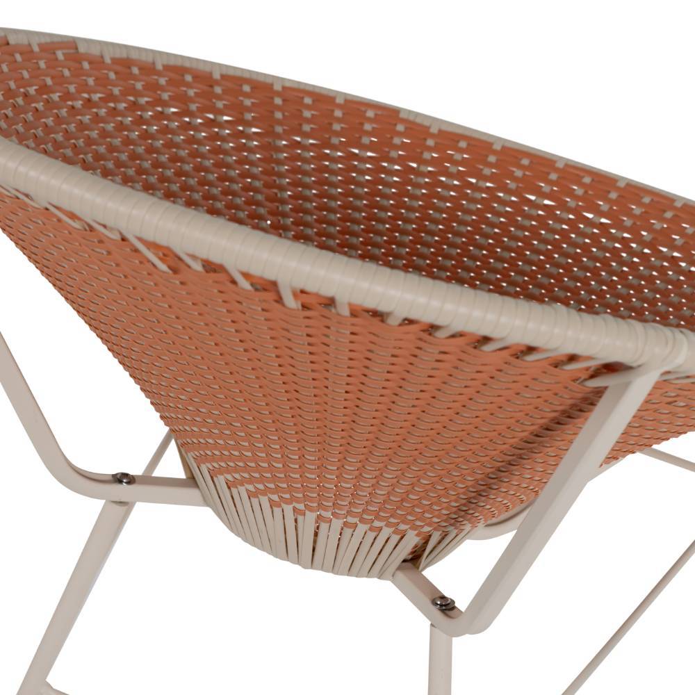 Acapulco-Design-Gartenstuhl in Orange - Durac