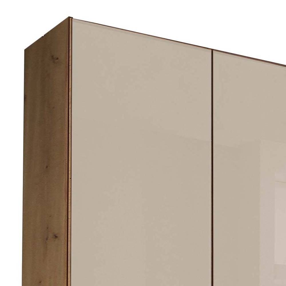 3-türiger Kleiderschrank mit Glasfront - Nikoba