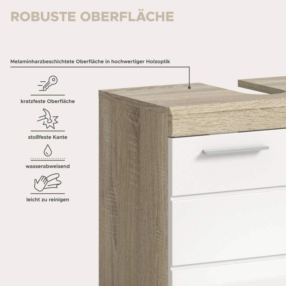 Melaminharzbeschichtete Oberfläche in Holzoptik mit kratzfester, stoßfester, wasserabweisender und leicht zu reinigender Eigenschaft – Calbanyara