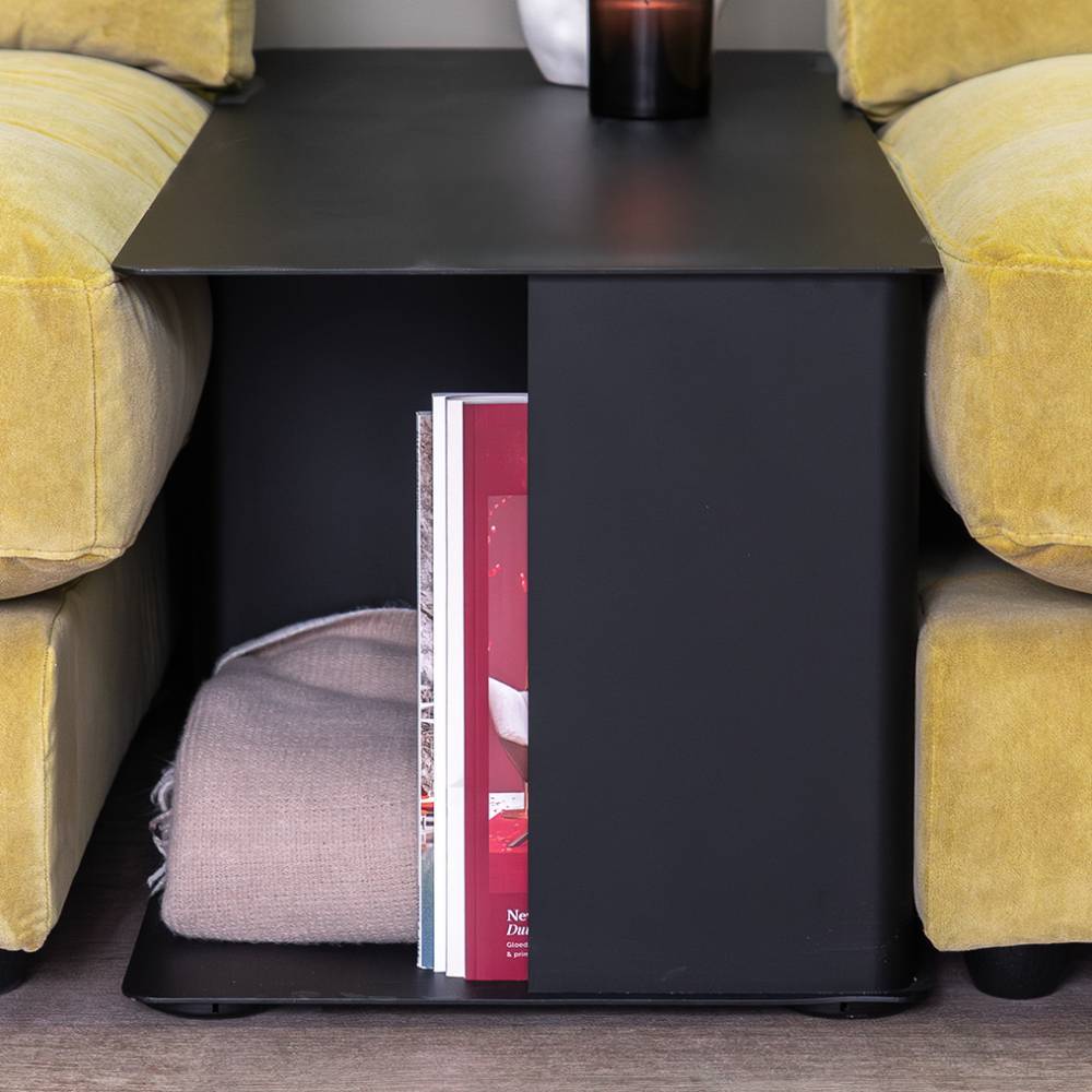 Wohnzimmer Nischentisch in Schwarz - Rino