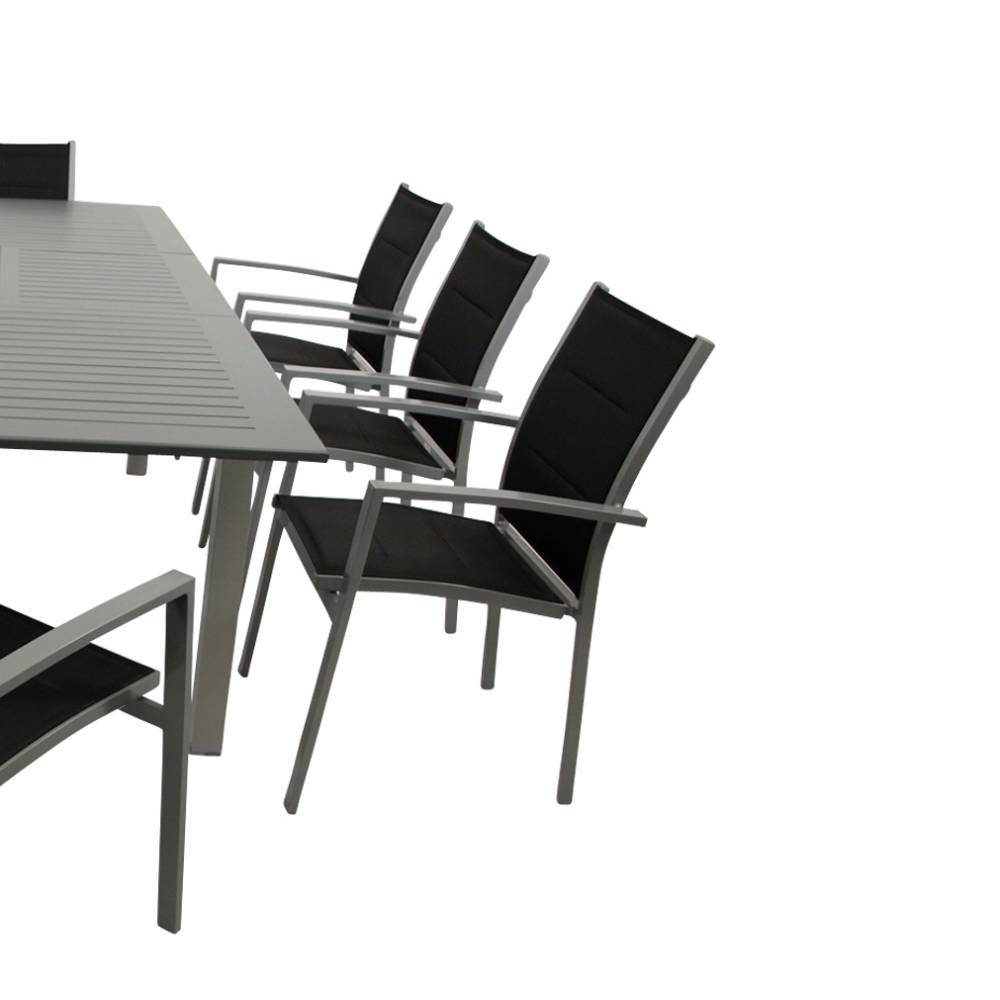 8-Personen-Gartengruppe modern - Cosmona (neunteilig)