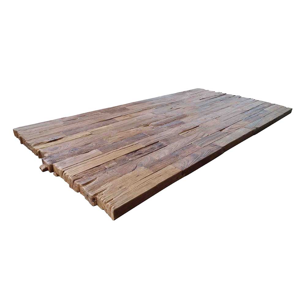 Rustikaler Tisch aus recyceltem Teak - Marissa