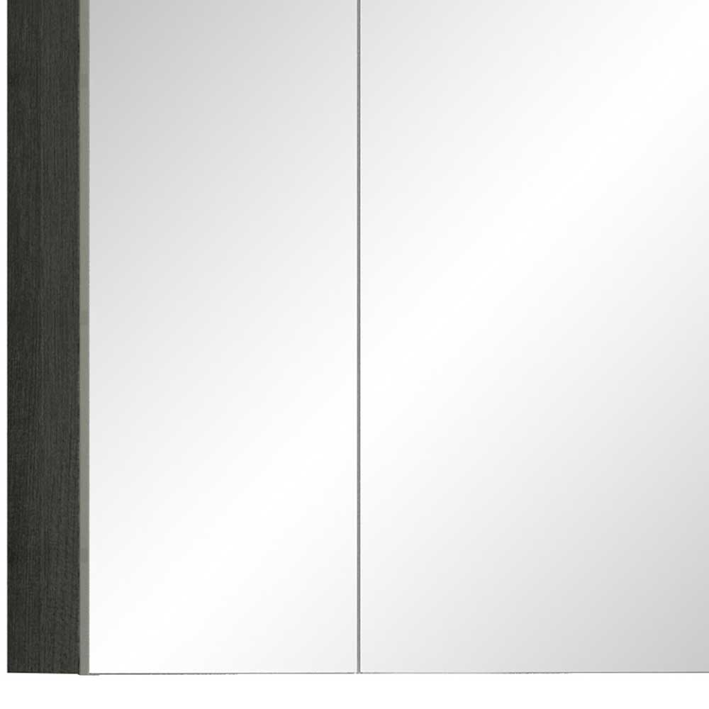 Badezimmer Spiegelschrank in Silbergrau - 3-türig - Vitoria