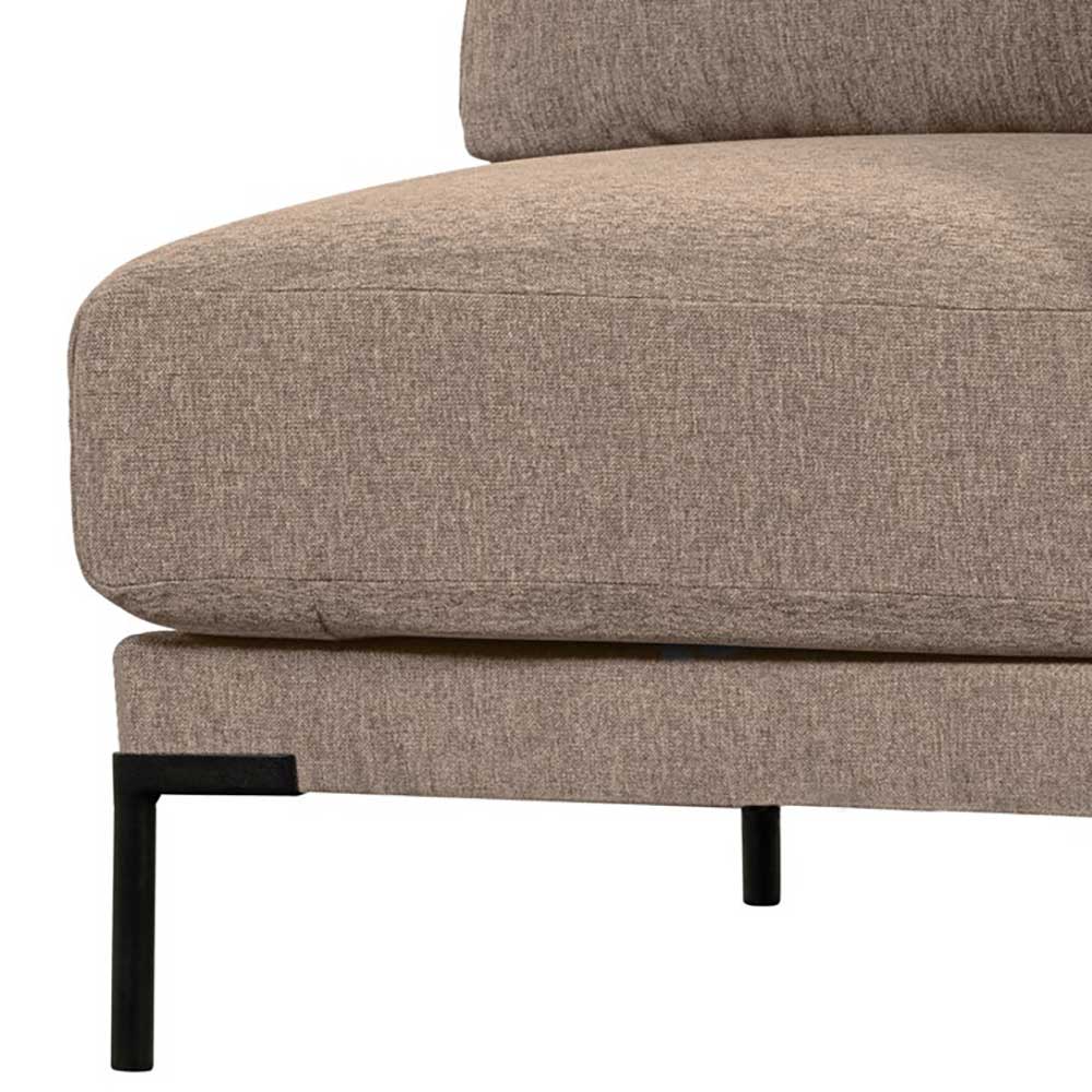 Modulsofa Eckelement in Schlammfarben - Alamo