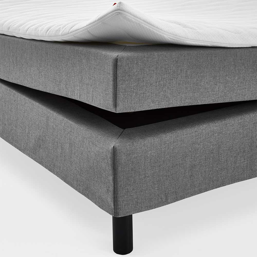 Bett für Dachschrägen in Grau & Schwarz - Esmeraldino