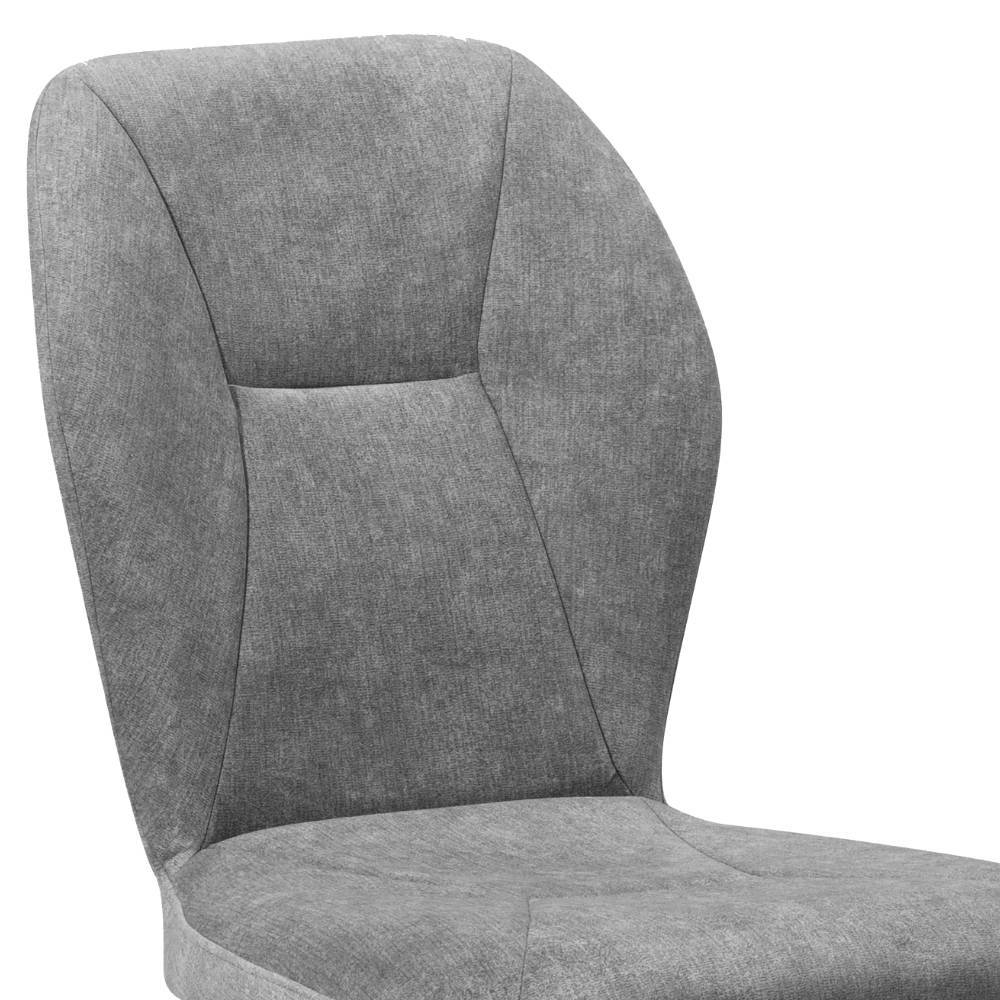 Esszimmer-Drehstühle in Grau - Pogarana (2er Set)