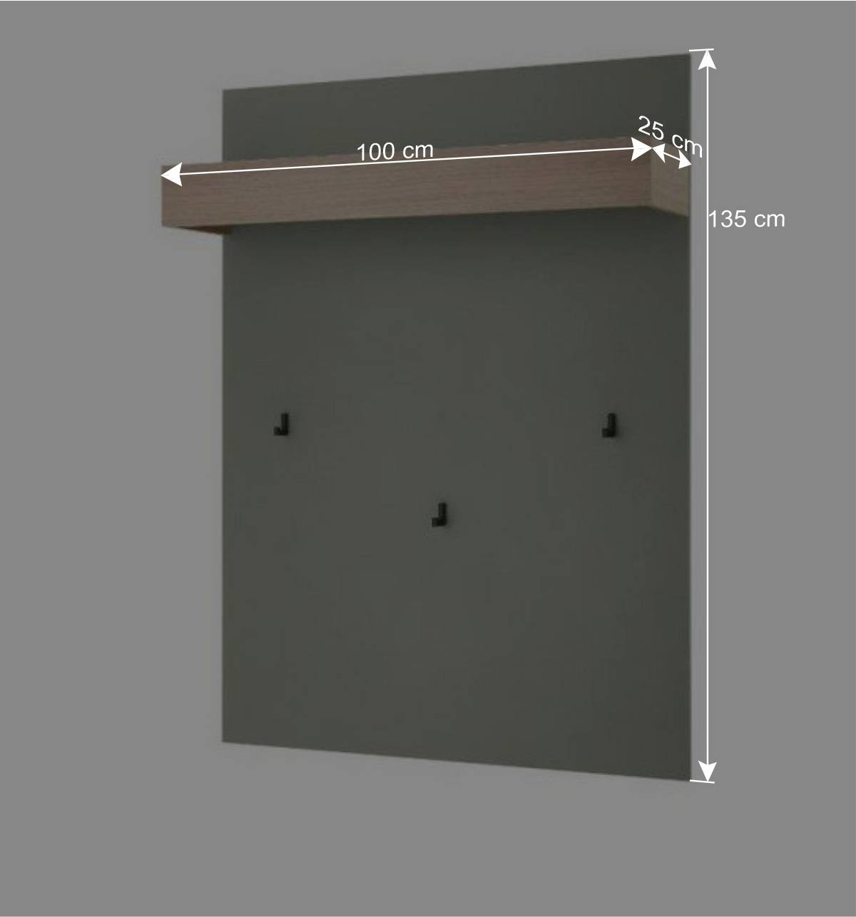 Komplettset Dielenmöbel modern - Socotta (fünfteilig)