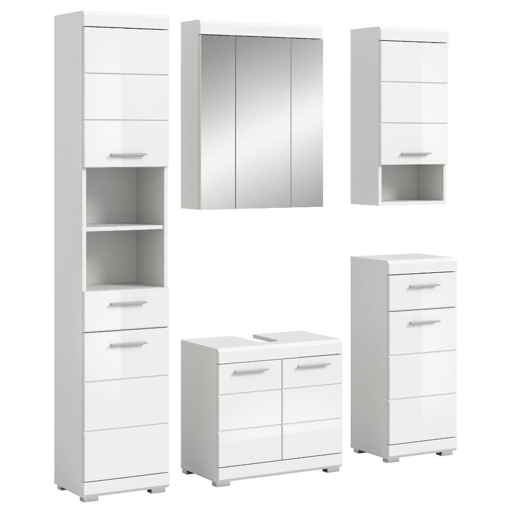 Badmöbel Komplettset modern - Henriette I (fünfteilig)