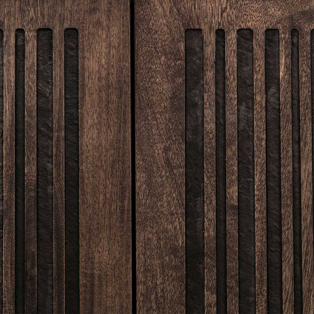 3-türiges Holz Sideboard mit Bügelgestell - Lyrica
