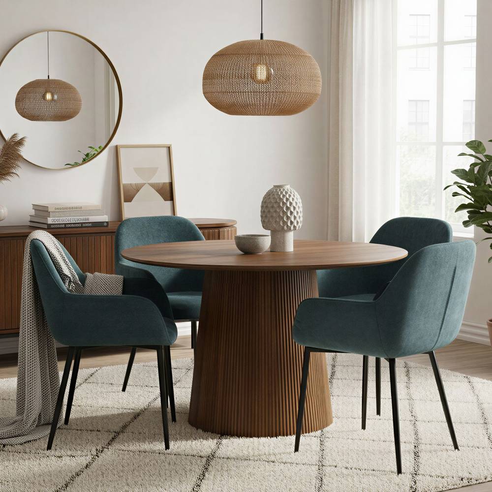 Esszimmer-Tischgruppe Set - Galadira (fünfteilig)