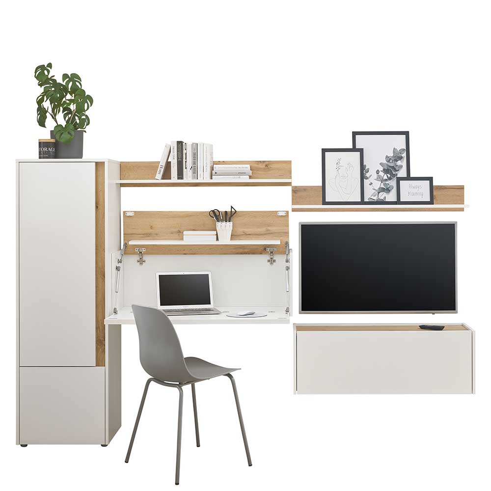 Home Office Möbel Kombi modern - Nonessia (fünfteilig)