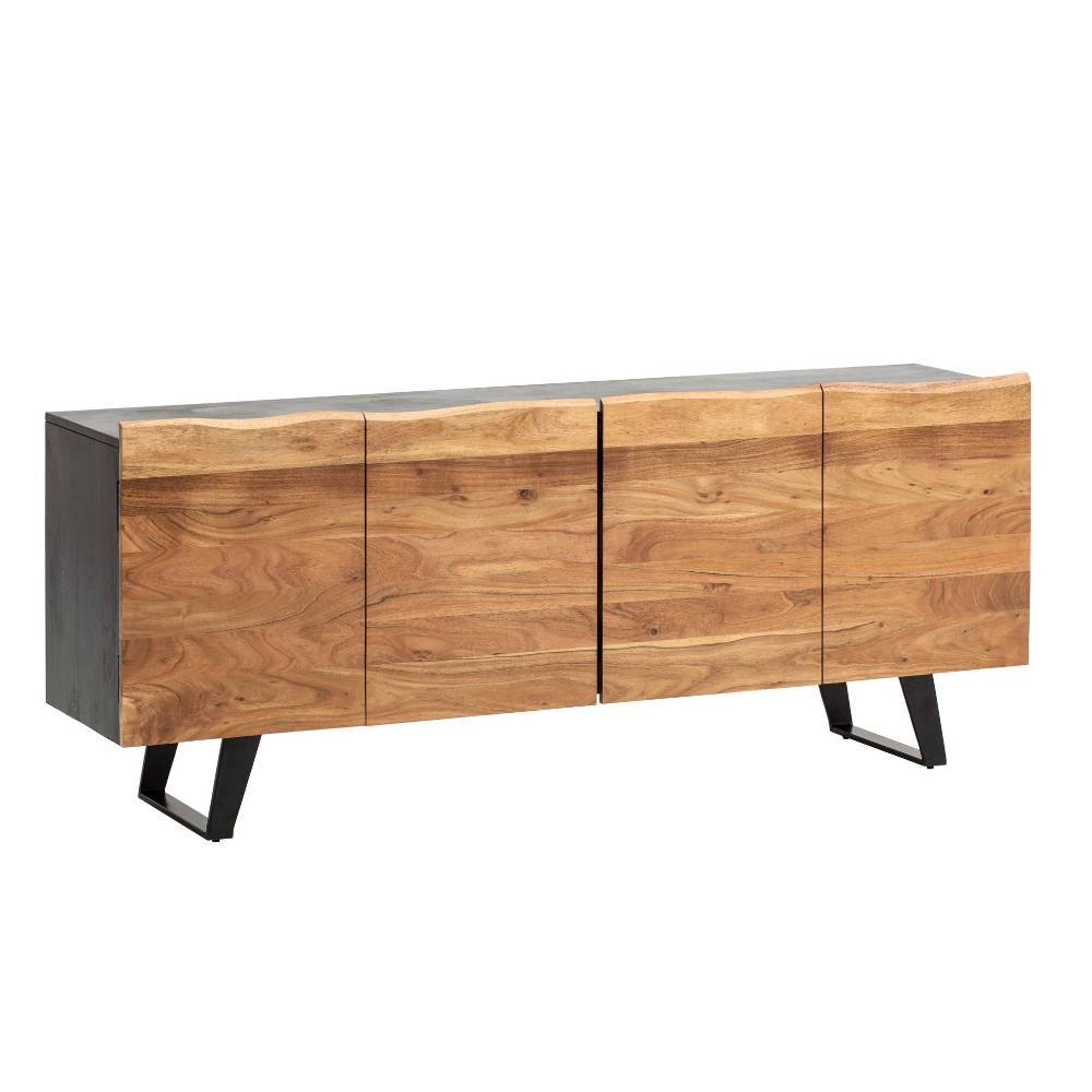 4-türiges Sideboard mit natürlichen Baumkanten - Fulvios