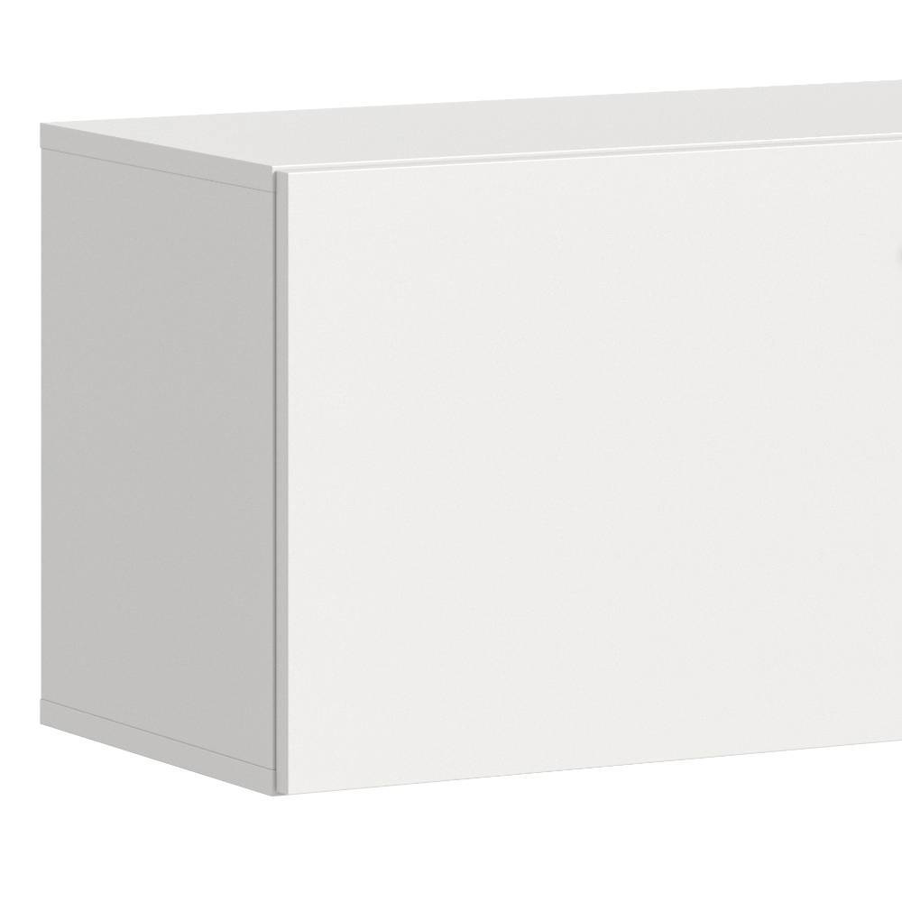 Dielen-Hängeschrank in Weiß - Jarne