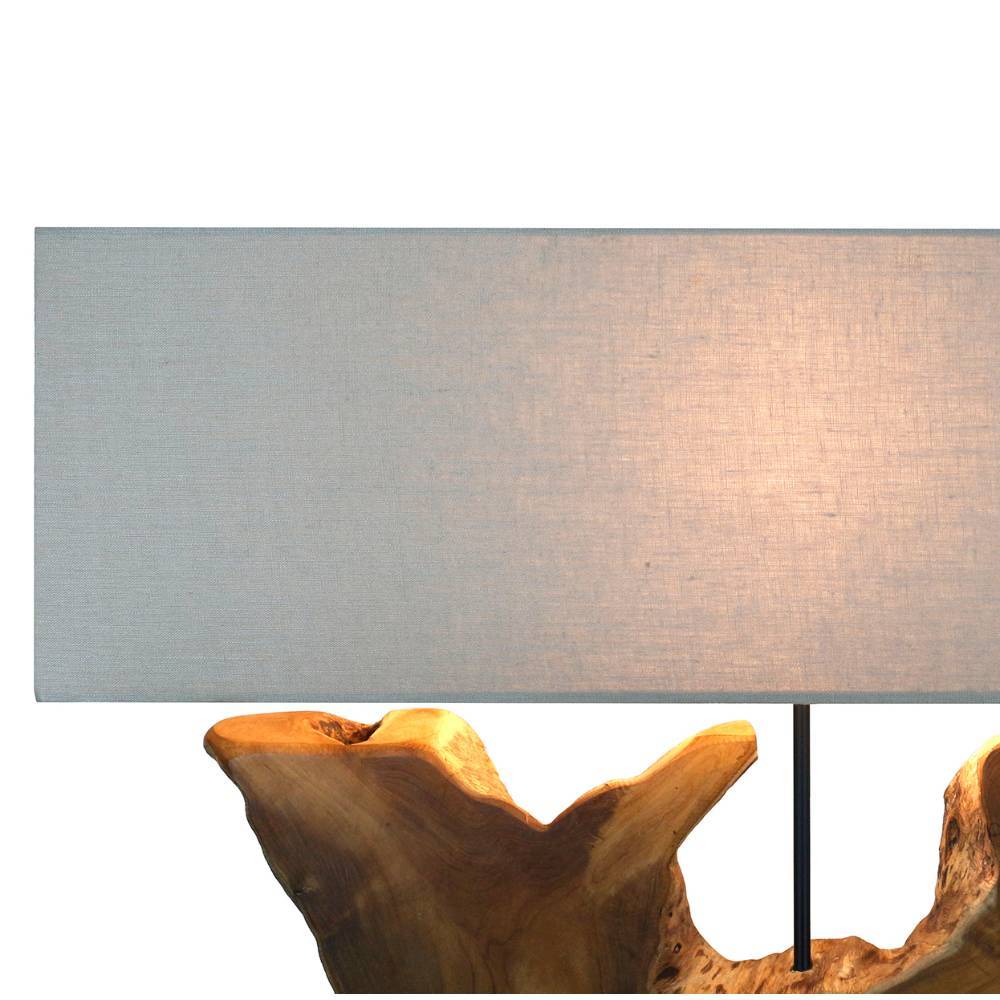 Design Tischleuchte mit Stoffschirm - Yanathon