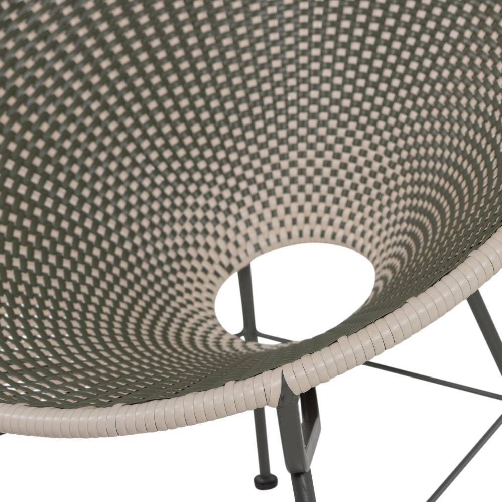 Gartenstuhl in Acapulco-Design-Optik - Bronwa