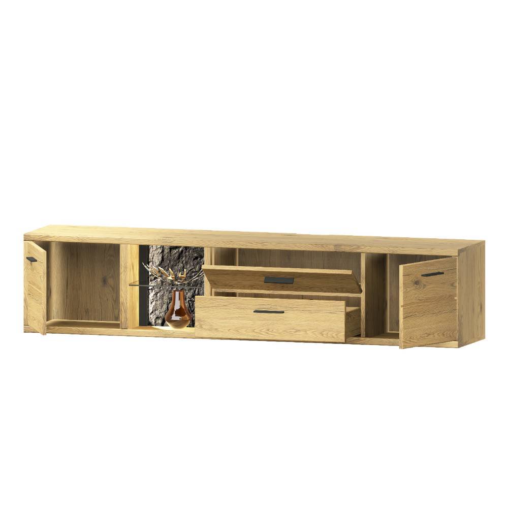 Design-TV-Anbauwand Set - Friburgo (dreiteilig)