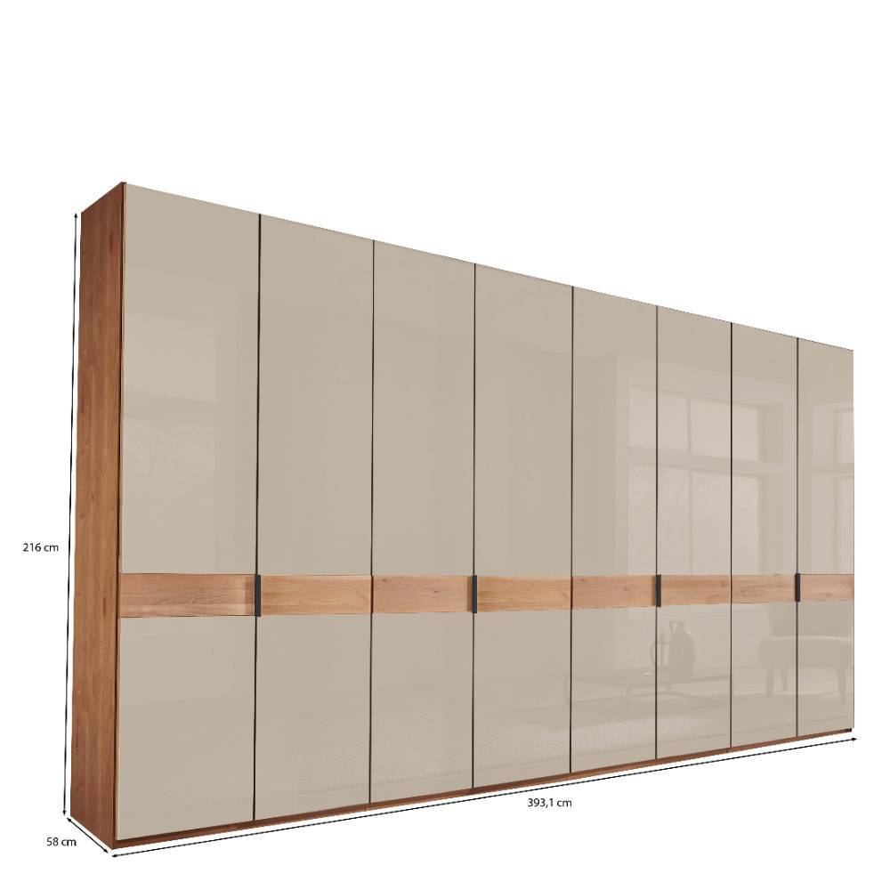8-türiger XXL-Kleiderschrank in Erle - Angelina