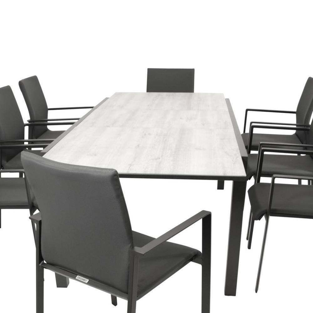 Acht-Personen-Gartengruppe modern - Mouse (neunteilig)