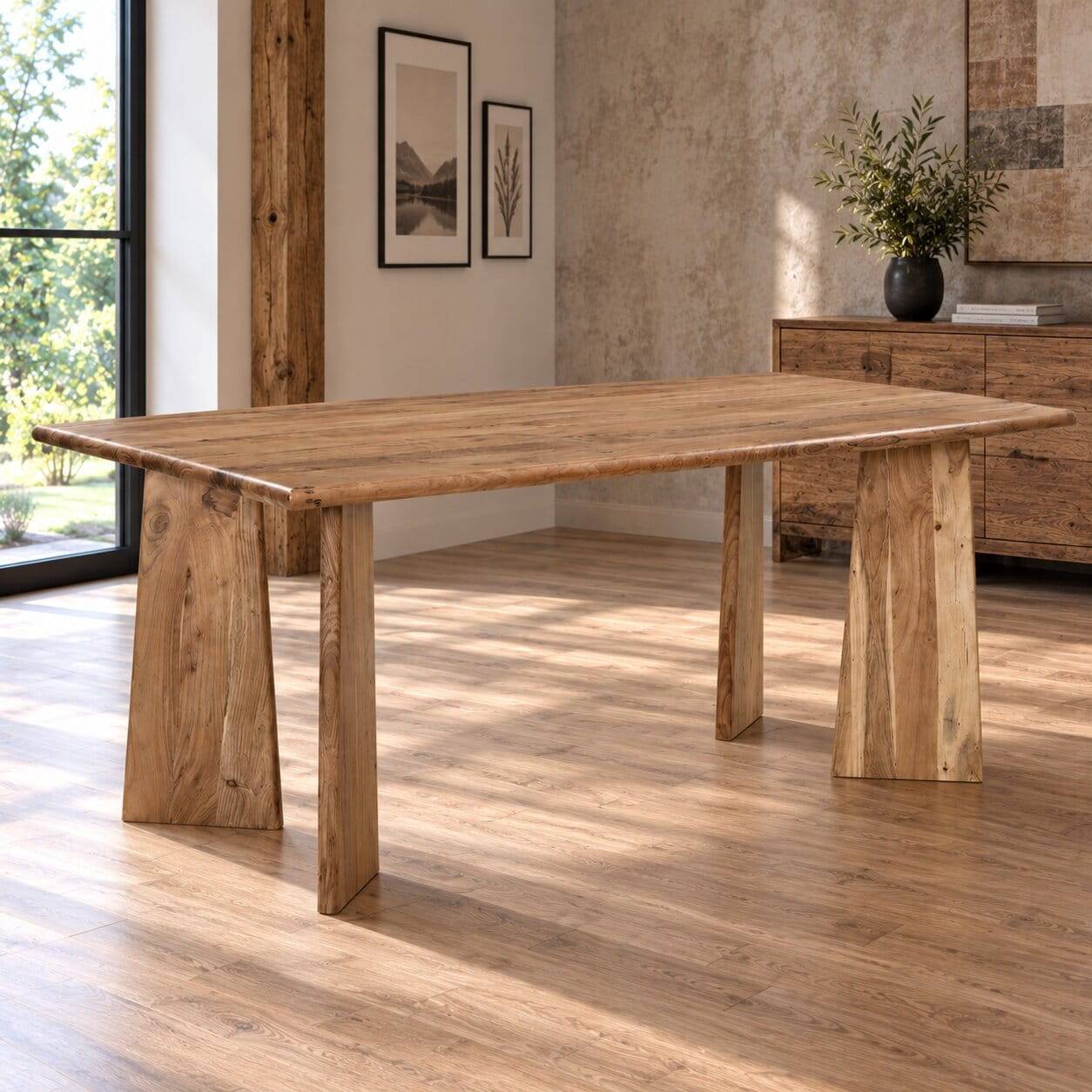 Design-Esszimmertisch aus Akazienholz - Bagavano