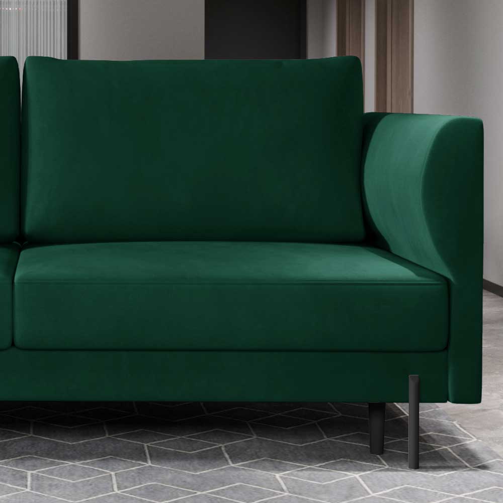 Wohnzimmercouch mit Bettfunktion 140x200 cm - Yulandra